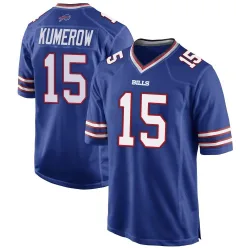 Men's Jake Kumerow Buffalo Bills No.15 Game Team Color Jersey - Royal Blue