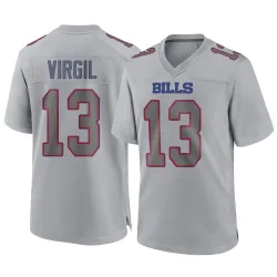 Men's Jalen Virgil Buffalo Bills No.13 Game Atmosphere Fashion Jersey - Gray