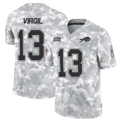 Men's Jalen Virgil Buffalo Bills No.13 Limited 2024 Salute to Service Jersey - Arctic Camo
