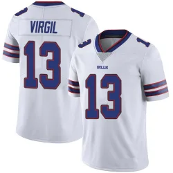 Men's Jalen Virgil Buffalo Bills No.13 Limited Color Rush Vapor Untouchable Jersey - White