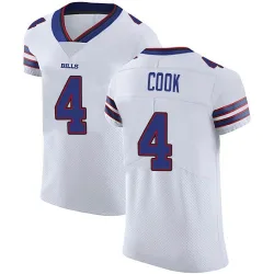 Men's James Cook Buffalo Bills No.4 Elite Vapor Untouchable Jersey - White