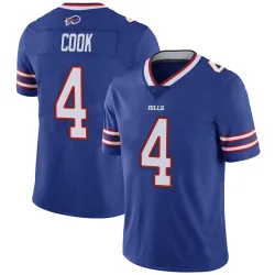 Men's James Cook Buffalo Bills No.4 Limited Team Color Vapor Untouchable Jersey - Royal