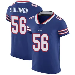 Men's Javon Solomon Buffalo Bills No.56 Elite Team Color Vapor Untouchable Jersey - Royal Blue