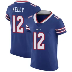 Men's Jim Kelly Buffalo Bills No.12 Elite Team Color Vapor Untouchable Jersey - Royal Blue