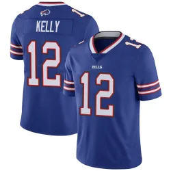 Men's Jim Kelly Buffalo Bills No.12 Limited Team Color Vapor Untouchable Jersey - Royal