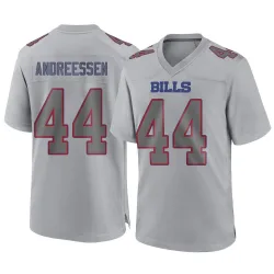 Men's Joe Andreessen Buffalo Bills No.44 Game Atmosphere Fashion Jersey - Gray