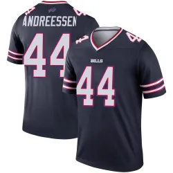 Men's Joe Andreessen Buffalo Bills No.44 Legend Inverted Jersey - Navy