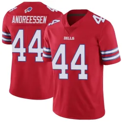 Men's Joe Andreessen Buffalo Bills No.44 Limited Color Rush Vapor Untouchable Jersey - Red