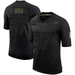 Men's Joey Bosa Buffalo Bills No.97 Limited 2020 Salute To Service Jersey - Black