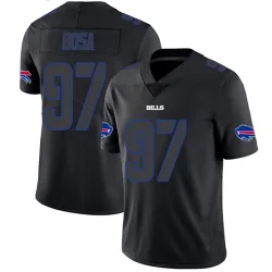 Men's Joey Bosa Buffalo Bills No.97 Limited Jersey - Black Impact