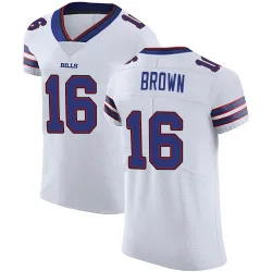Men's John Brown Buffalo Bills No.16 Elite Vapor Untouchable Jersey - White