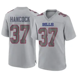 Men's Jordan Hancock Buffalo Bills No.37 Game Atmosphere Fashion Jersey - Gray