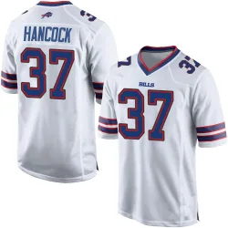 Men's Jordan Hancock Buffalo Bills No.37 Game Jersey - White