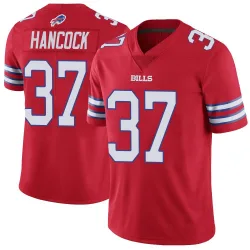 Men's Jordan Hancock Buffalo Bills No.37 Limited Color Rush Vapor Untouchable Jersey - Red