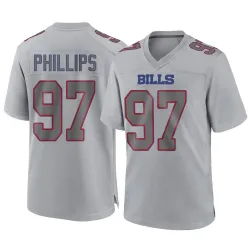 Men's Jordan Phillips Buffalo Bills No.97 Game Atmosphere Fashion Jersey - Gray