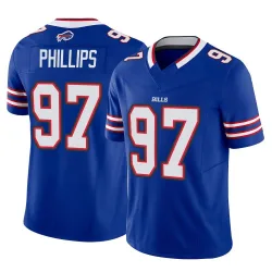 Men's Jordan Phillips Buffalo Bills No.97 Limited Vapor F.U.S.E. Jersey - Royal