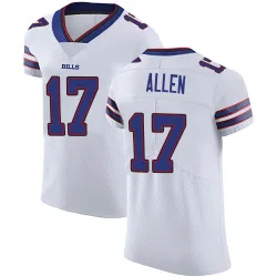 Men's Josh Allen Buffalo Bills No.17 Elite Vapor Untouchable Jersey - White