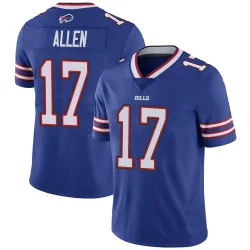 Men's Josh Allen Buffalo Bills No.17 Limited Team Color Vapor Untouchable Jersey - Royal
