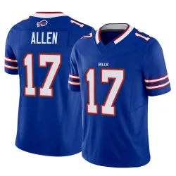Men's Josh Allen Buffalo Bills No.17 Limited Vapor F.U.S.E. Jersey - Royal
