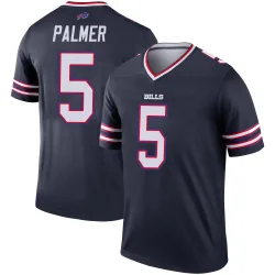 Men's Joshua Palmer Buffalo Bills No.5 Legend Inverted Jersey - Navy