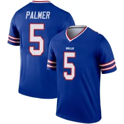 Men's Joshua Palmer Buffalo Bills No.5 Legend Jersey - Royal