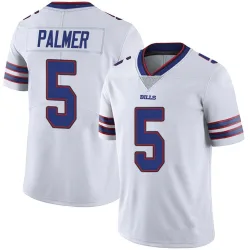 Men's Joshua Palmer Buffalo Bills No.5 Limited Color Rush Vapor Untouchable Jersey - White