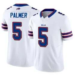 Men's Joshua Palmer Buffalo Bills No.5 Limited Vapor F.U.S.E. Jersey - White