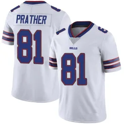 Men's Kaden Prather Buffalo Bills No.81 Limited Color Rush Vapor Untouchable Jersey - White
