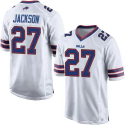 Men's Kareem Jackson Buffalo Bills No.27 Game Jersey - White