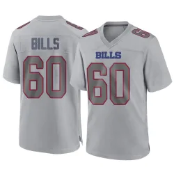 Men's Keaton Bills Buffalo Bills No.60 Game Keaton Atmosphere Fashion Jersey - Gray
