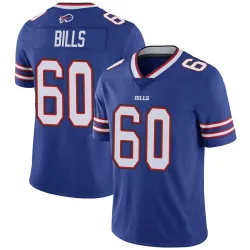 Men's Keaton Bills Buffalo Bills No.60 Limited Keaton Team Color Vapor Untouchable Jersey - Royal