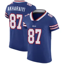 Men's Kelly Akharaiyi Buffalo Bills No.87 Elite Team Color Vapor Untouchable Jersey - Royal Blue