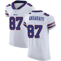 Men's Kelly Akharaiyi Buffalo Bills No.87 Elite Vapor Untouchable Jersey - White