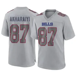 Men's Kelly Akharaiyi Buffalo Bills No.87 Game Atmosphere Fashion Jersey - Gray