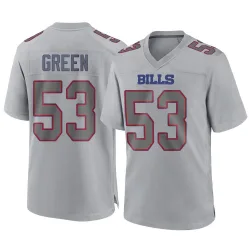 Men's Kendrick Green Buffalo Bills No.53 Game Atmosphere Fashion Jersey - Gray