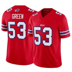 Men's Kendrick Green Buffalo Bills No.53 Limited Vapor F.U.S.E. Jersey - Red