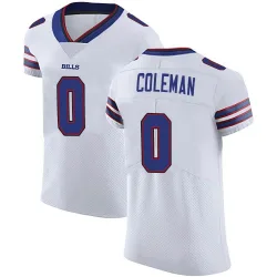 Men's Keon Coleman Buffalo Bills No.0 Elite Vapor Untouchable Jersey - White
