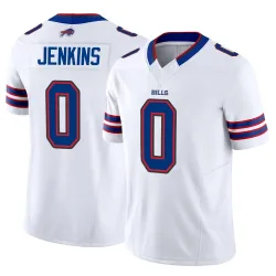 Men's Keonta Jenkins Buffalo Bills No.0 Limited Vapor F.U.S.E. Jersey - White