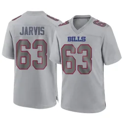 Men's Kevin Jarvis Buffalo Bills No.63 Game Atmosphere Fashion Jersey - Gray