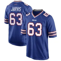 Men's Kevin Jarvis Buffalo Bills No.63 Game Team Color Jersey - Royal Blue