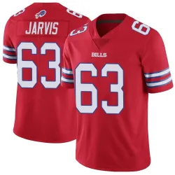 Men's Kevin Jarvis Buffalo Bills No.63 Limited Color Rush Vapor Untouchable Jersey - Red