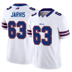 Men's Kevin Jarvis Buffalo Bills No.63 Limited Vapor F.U.S.E. Jersey - White