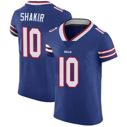 Men's Khalil Shakir Buffalo Bills No.10 Elite Team Color Vapor Untouchable Jersey - Royal Blue