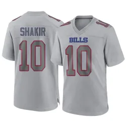 Men's Khalil Shakir Buffalo Bills No.10 Game Atmosphere Fashion Jersey - Gray