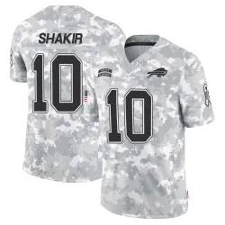 Men's Khalil Shakir Buffalo Bills No.10 Limited 2024 Salute to Service Jersey - Arctic Camo