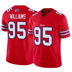 Men's Kyle Williams Buffalo Bills No.95 Limited Vapor F.U.S.E. Jersey - Red