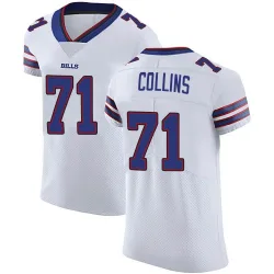 Men's La'el Collins Buffalo Bills No.71 Elite Vapor Untouchable Jersey - White