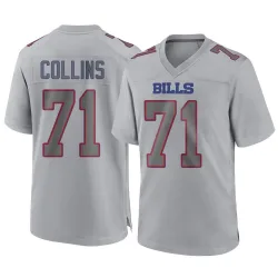 Men's La'el Collins Buffalo Bills No.71 Game Atmosphere Fashion Jersey - Gray