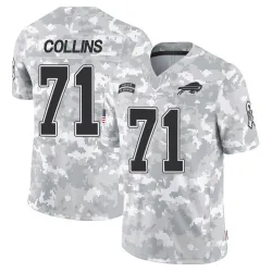 Men's La'el Collins Buffalo Bills No.71 Limited 2024 Salute to Service Jersey - Arctic Camo