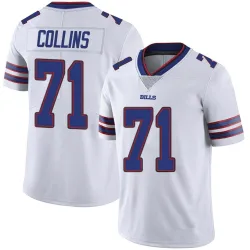 Men's La'el Collins Buffalo Bills No.71 Limited Color Rush Vapor Untouchable Jersey - White